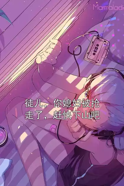 徒儿，你媳妇被抢走了，赶快下山吧小说